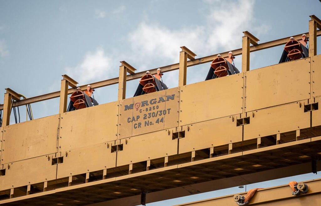 Bridge of a Morgan Crane.